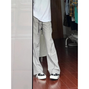 【有货】条纹拼接速干工装裤男户外机能登山冲锋裤子K2842WW-P45图片