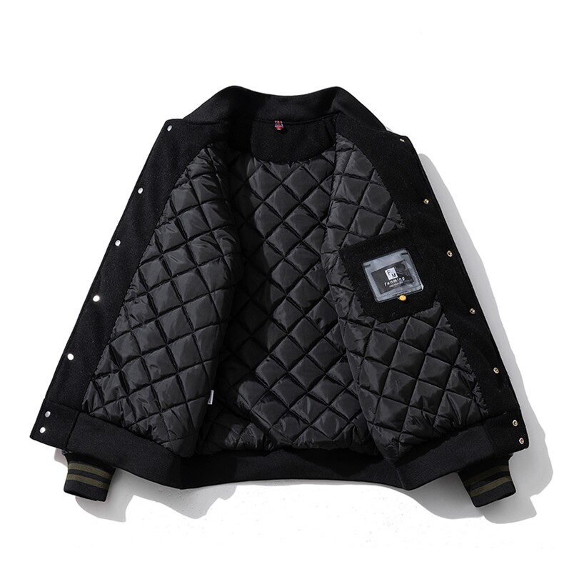 NASA棉服高品刺绣休闲潮牌棉衣（168元）313B-GF038棉衣-P135,男装棉衣,星座313B