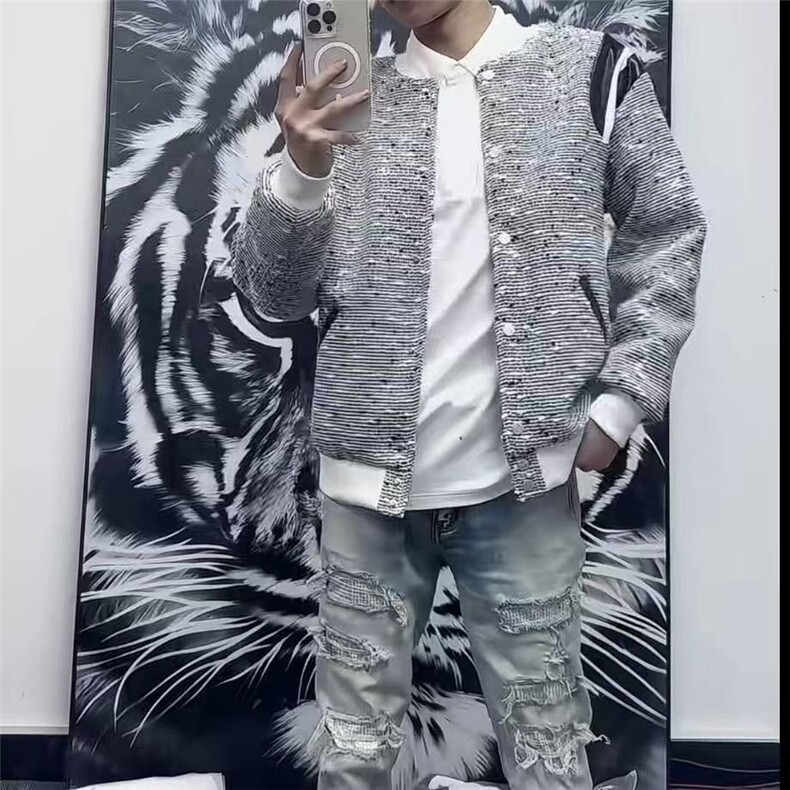 美式潮牌棒球服夹克男情侣款宽松百搭情侣飞行拉链外套上衣,男装夹克,星座218-1（原230）