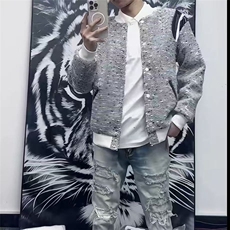 美式潮牌棒球服夹克男情侣款宽松百搭情侣飞行拉链外套上衣，男装夹克，星座218-1（原230）