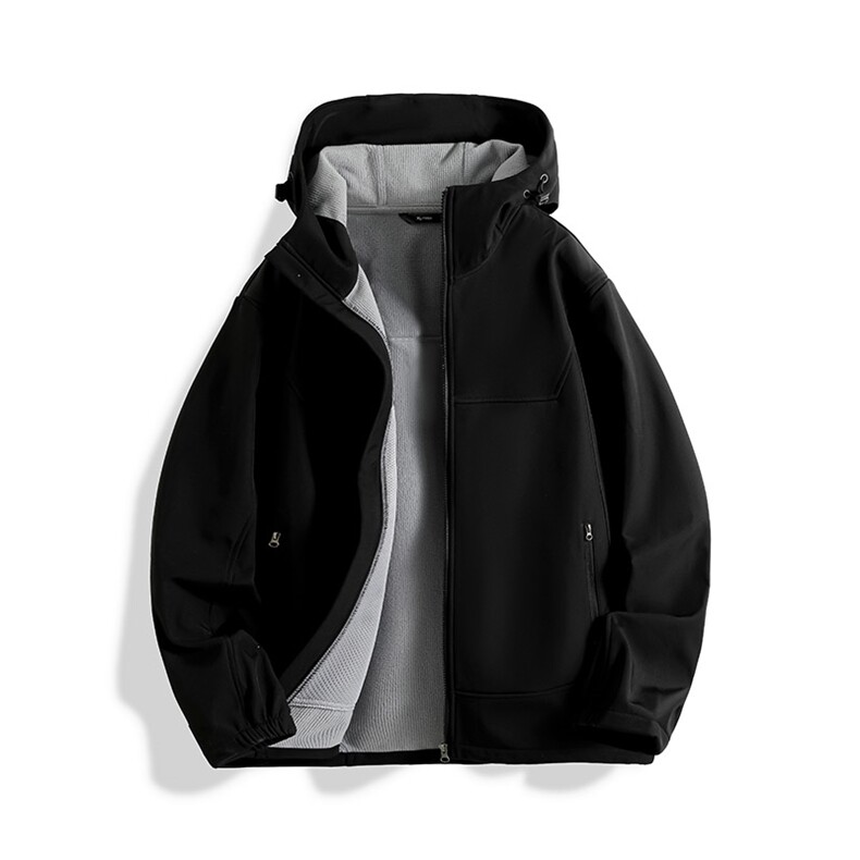 新款男女高品质户外登山服青少年学生冲锋衣夹克外套HS6611-P80,男装夹克,星座1206（原A206）