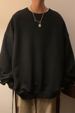 S8009/P35春装新款现货港风暖色调个性提花卫衣男上衣T恤外套男，男装T恤，电商A141