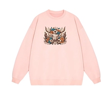 2025年秋季套头通勤长袖时尚百搭通勤简约休闲，女装卫衣/绒衫，花可