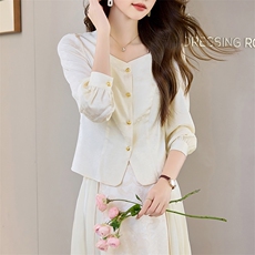 BAO现货2025春季时尚优雅别致设计感新中式百搭衬衣，女装衬衫，火爆靓佳人