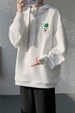 6XL-M重磅刺绣连帽卫衣男高街套头打底上衣WY47-P88，男装T恤，电商D206-1