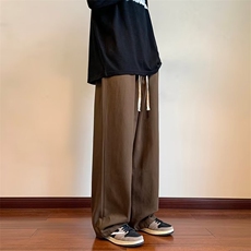 新款时尚潮男百搭宽松休闲阔腿裤，男装休闲裤，四季星座218-1