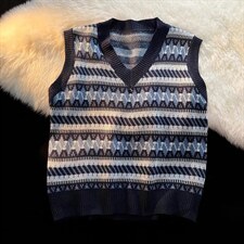 V领针织马甲男潮流百搭休闲马甲B07P32，男装背心/马甲，星座1116-2