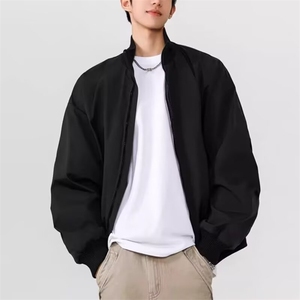 2026春季男生立领飞行夹克外套男士休闲棒球服 JK6114图片