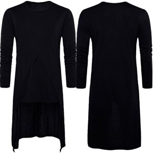 【欧码】2021四季潮嘻哈街头夜店男士长款长袖T恤 M-3XL D077 P35,男装T恤,星座1812