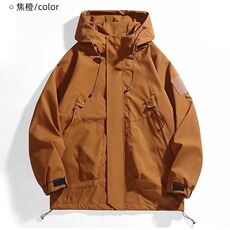 冲锋衣男女同款春秋季户外夹克潮牌工装情侣款防风防水外套男，男装夹克，星座1013