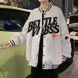 春秋季新款棒球服上衣休闲百搭潮流嘻哈潮牌工装夹克 W1736-P52图片