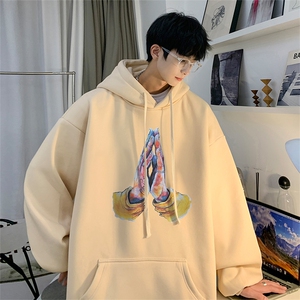 直播360克重磅美式印花卫衣Y186特P35 同步供应华棉品质P45特图片