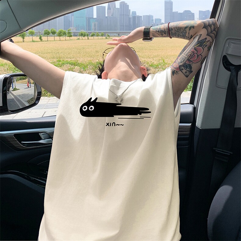 量大优得物抖音高品质重磅230克美式印花无袖t恤背心WB601特P18,男装背心/马甲,电商A486