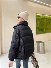 短款手工穿钻羽绒服，女装羽绒服，尼帝曼依