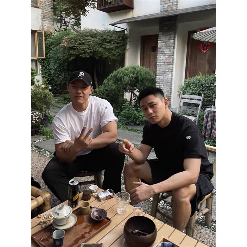 1506/QA15140/P32美式潮牌印花标语T恤夏季重磅纯棉印花圆领上衣,男装T恤,星座1506