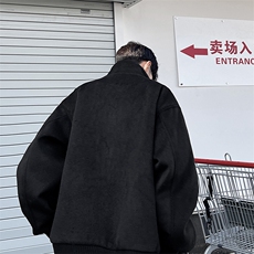 2025年春款时尚立领假两件外套三彩尼夹克上衣XZ212-QJK296-P95，男装夹克，星座212