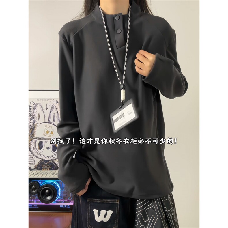 XZ809A/DR11/特P29/控58 280克双面德绒polo衫内搭打底衫图片