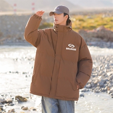 现货抖音得物可供视频三防加厚羽绒连帽棉衣外套面包棉服85538，男装棉衣，电商A486