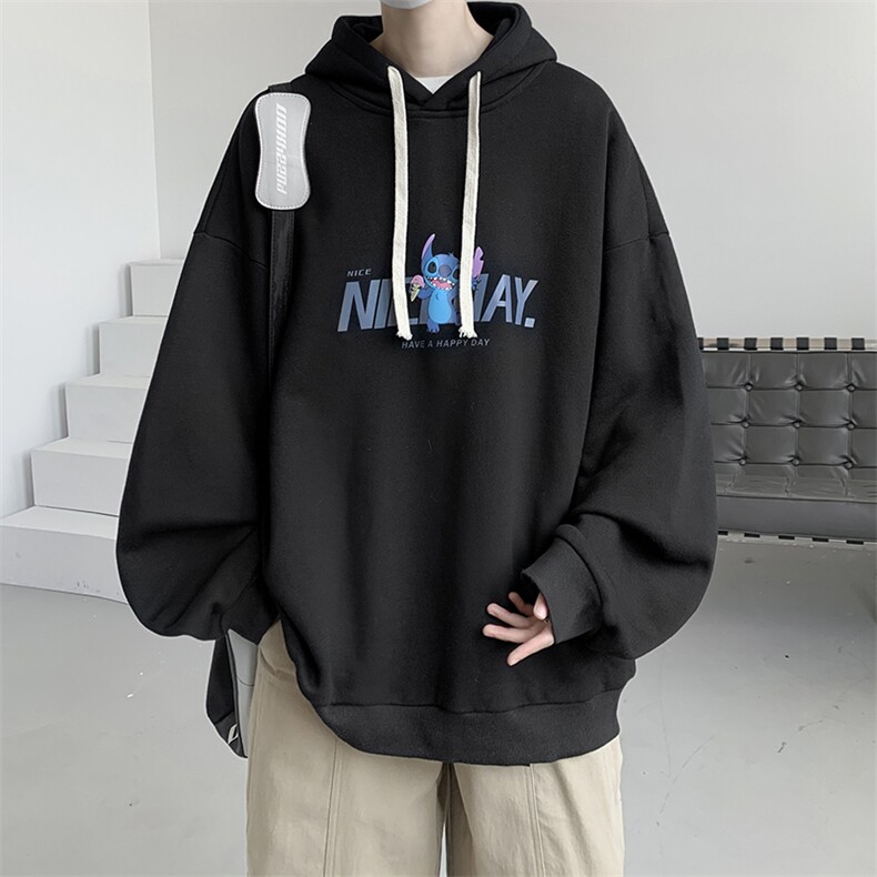 连帽卫衣男大码运动服帽衫外套WY2173-P35加绒款-P40,男装卫衣,电商A040