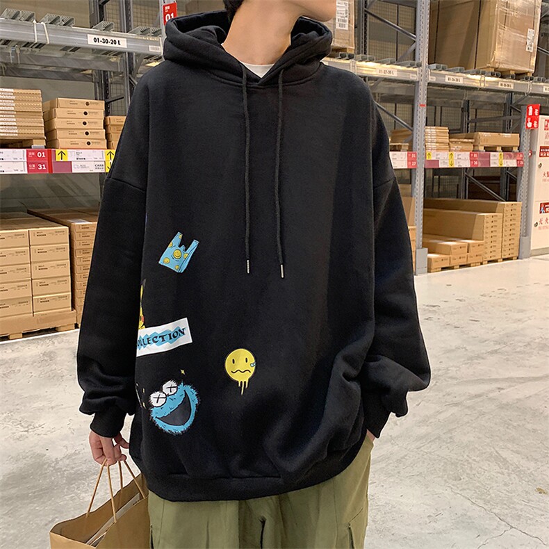 A040-WY2079-P40连帽卫衣男加肥加大码胖子棒球服外套,男装卫衣,电商A040