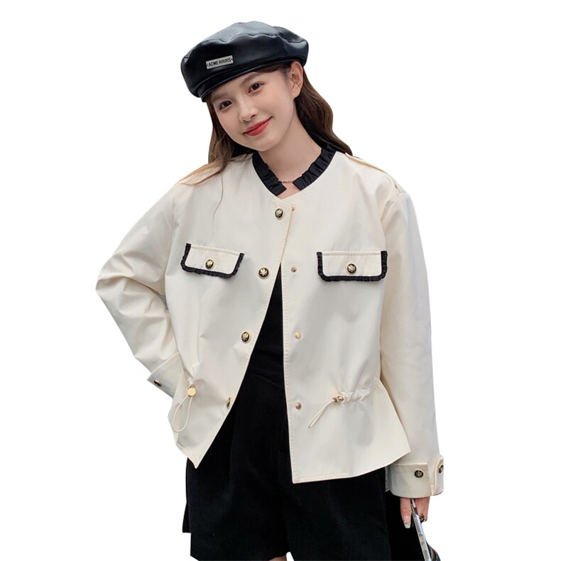 182-8518-P135-K188-小香风设计感风衣短外套,女装短外套,帛香坊