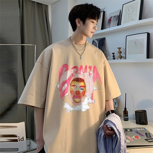 数据超好 220克重磅美式潮牌短袖t恤T1172-P28直播有280克品质P35图片