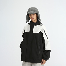 南夏乔装2025冬季新款日系三合一撞色拼接棉衣山系连帽棉服外套男，男装棉衣，电商S006（B521）