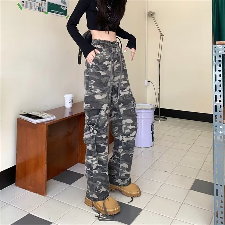 218-1-P55-GK6967新款时尚休闲潮男百搭工装迷彩裤,男装休闲裤,四季星座218-1