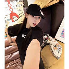 万针全刺绣解构设计260克重磅双纱纯棉高品质美式高街短袖T恤特35，男装T恤，电商A486