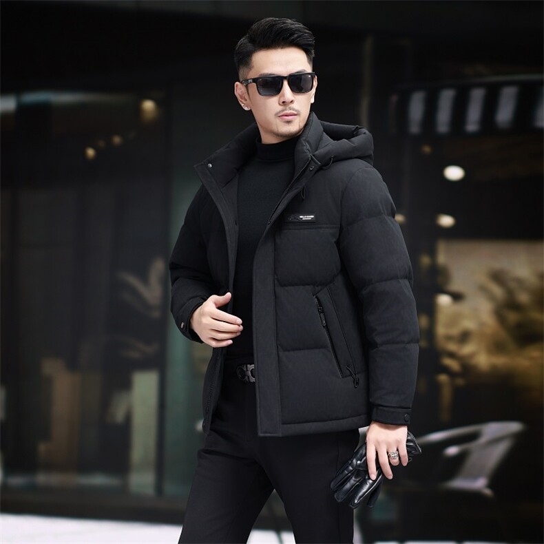 男装羽绒服YR8617新品主推必上！新标95绒雪*飞热销拼接印花,男装羽绒服,钱塘207-1