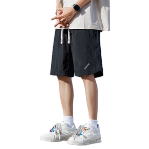 GENIOLAMODE冰丝速干美式运动宽松沙滩短裤男士夏季薄款休闲潮牌图片