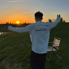 美式高街解构工艺速干长袖T恤男女款防晒罩衫户外运动潮牌骑行服，男装防晒衣，电商A443