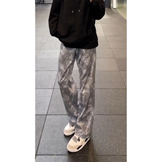网图美式ins高街vibe脏脏小从牛仔裤货号K2463特P4878，男装牛仔裤，电商A063