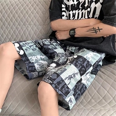 男春季潮流时尚休闲短裤D402P21，男装休闲裤，星座1116-2
