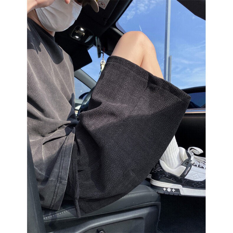 夏季新款潮流宽松休闲麦穗条宽松百搭短裤B315-K25567-特p30控58,男装休闲裤,电商B315