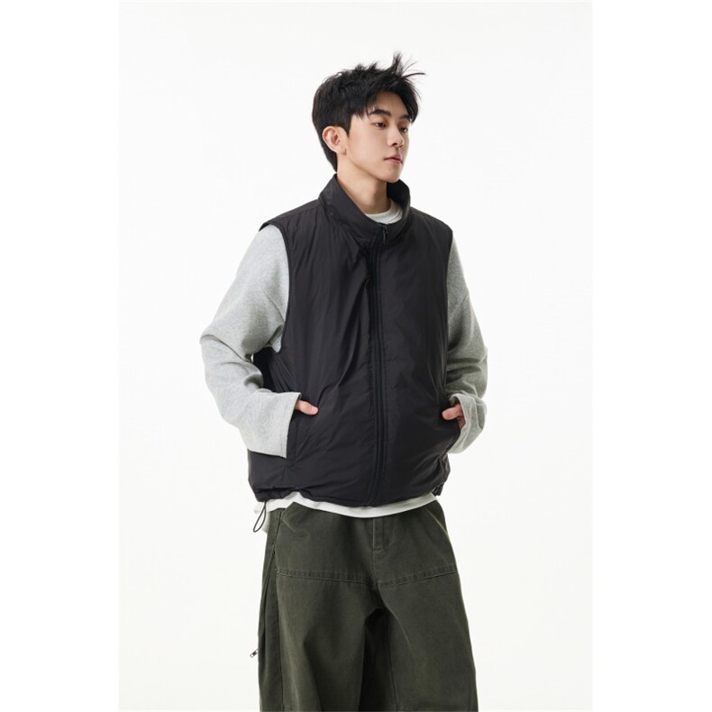 90%绒新标有报告短款宽松羽绒服马甲上衣Y996/P190现货,男装羽绒服,星座202