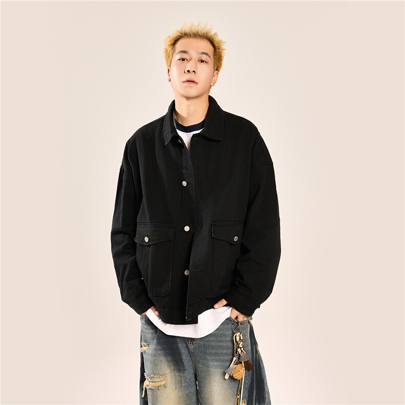 24款男士日系复古工装牛仔夹克休闲外套N9006/P98,男装夹克,星座202