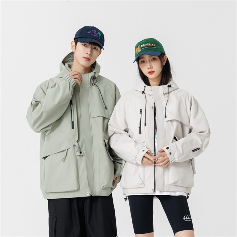秋季新款现货三防户外夹克男连帽冲锋衣外套DSA157B-JK136-P85,男装夹克,电商A157B