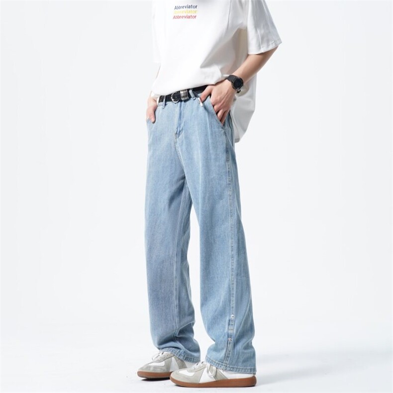 【跑量款，大货已出】宽松直筒水洗牛仔裤男A080-255-特P30元,男装牛仔裤,电商A080