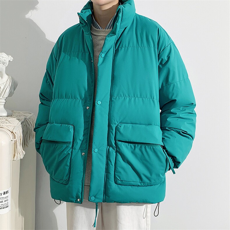 冬上新加棉保暖棉服潮青少年立领棉衣外套男女8349-P115控价158,男装棉衣,电商A441-1