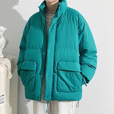 冬上新加棉保暖棉服潮青少年立领棉衣外套男女8349-P115控价158，男装棉衣，电商A441-1