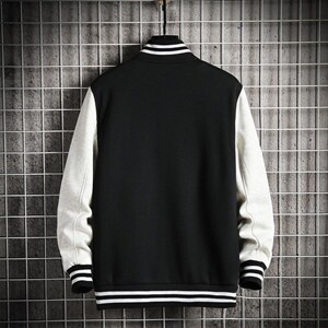 2025秋季新款棒球服外套日系大码宽松卫衣XZ102A-4-Q8985-P55图片