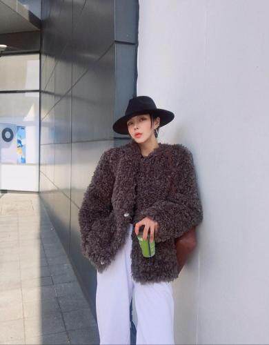 颗粒外套，女装，尚映