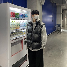 816B-BX01-P138韩马甲加厚棉服保暖背心外套PU皮，男装背心/马甲，星座816B