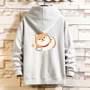 KS21146-P38 连帽开衫卫衣男运动外套大码班服 砖墙挂拍图片
