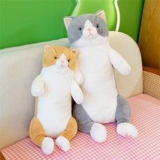 雪乐玩具 兔毛站款慵懒猫