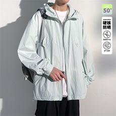 【UPF50+防晒衣】X2380-TP45控价78港风轻薄防晒服连帽防晒衣，男装夹克，电商A102-1