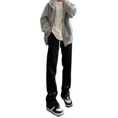 秋冬美式高街vibe运动加绒休闲卫裤货号K2485特P4578加绒P60，男装休闲裤，电商A063