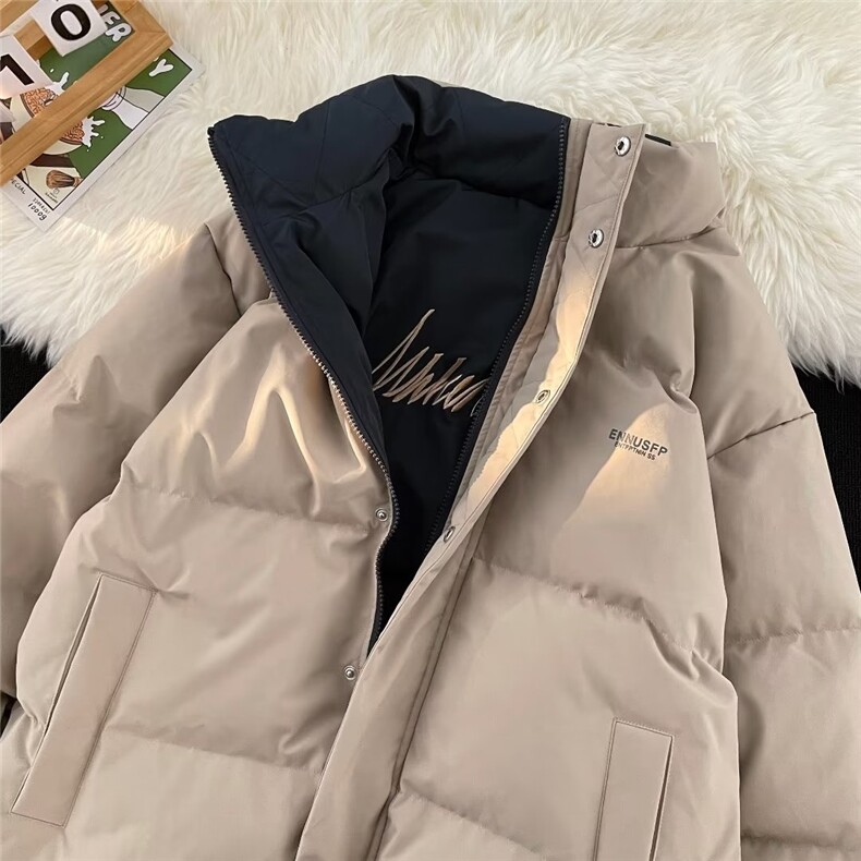 双面穿新款棉衣男冬季棉袄外套韩版潮流面包服YM236P98,男装棉衣,星座1116-2