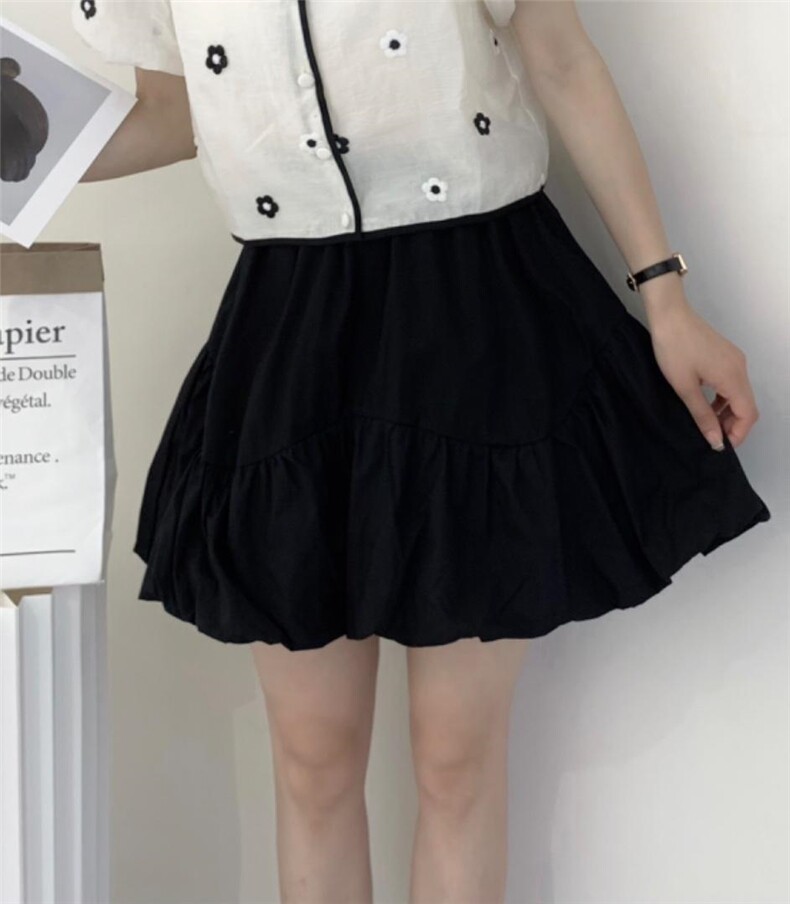 夏装半裙，女装半身裙，尹谜